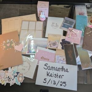 Assorted Stationery Set with Stickers and Cards